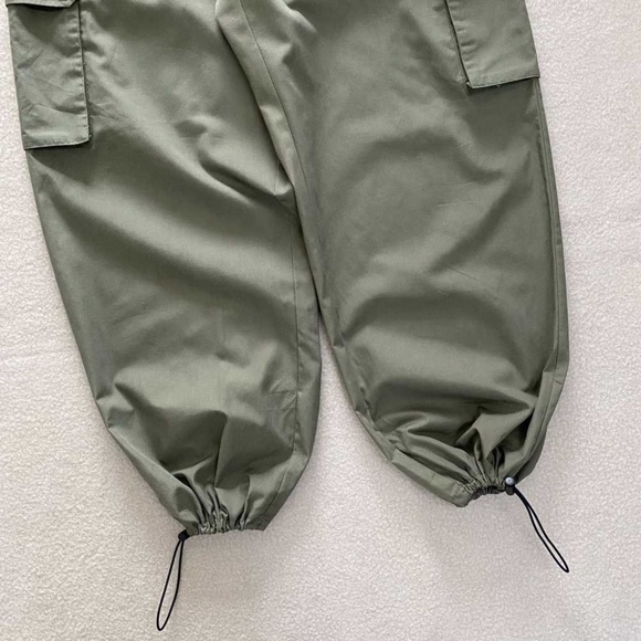 GU Cargo Ballon Parachute Pants Green Olive XL - Picture 3 of 8